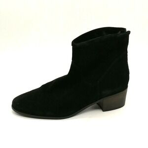 Coconuts by Matisse Shoes Womens Slow Down Black 8 Suede Ankle Boots Back Zip